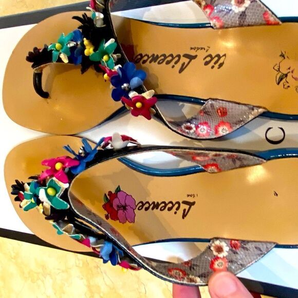 License London flower sandal - size 41 - Picture 1 of 14